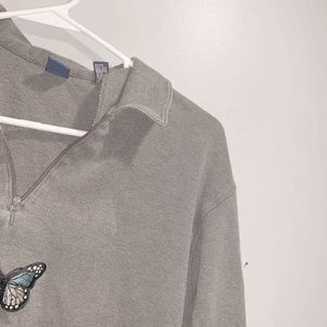 butterfly zip up